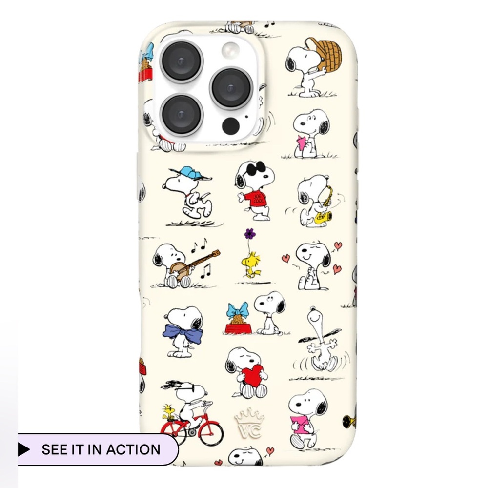 NEW Velvet Caviar Snoopy Moods iPhone 16 Pro Max Case
